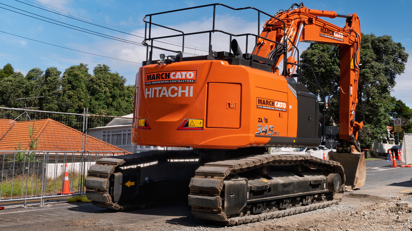 Hitachi ZX345USLC-7 ultra-short-tail-swing medium-sized excavators